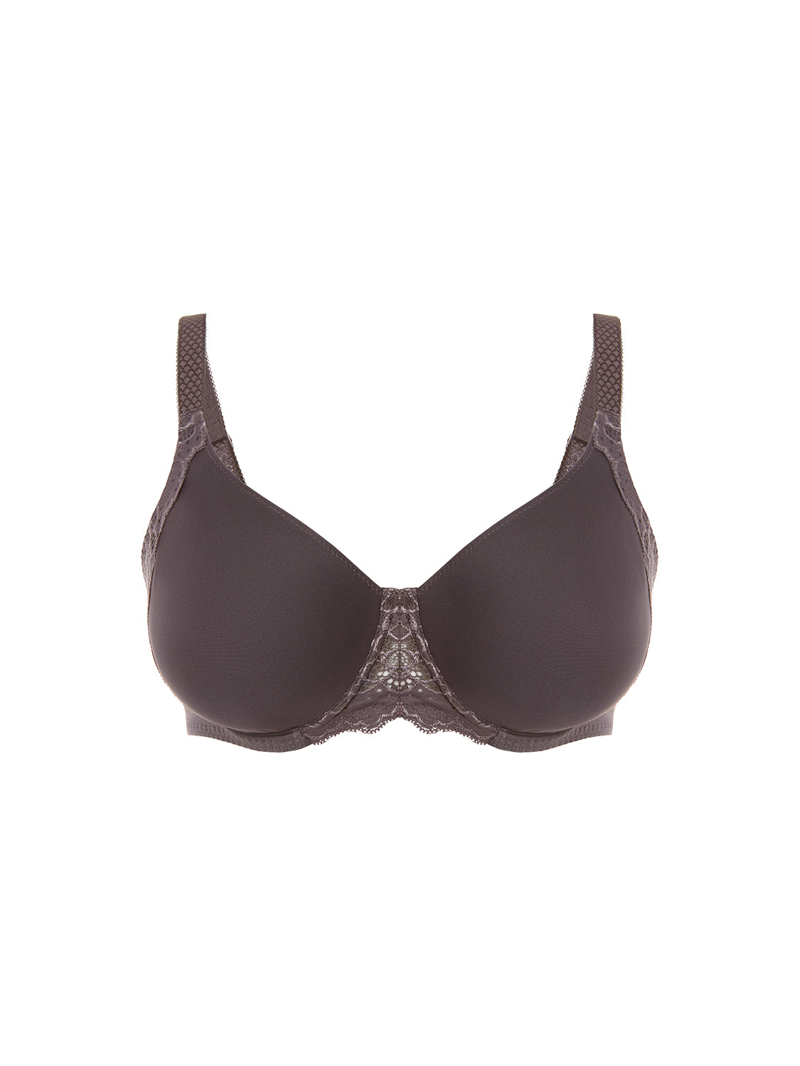 Moulded rigid underwired bra - Graphite Grey