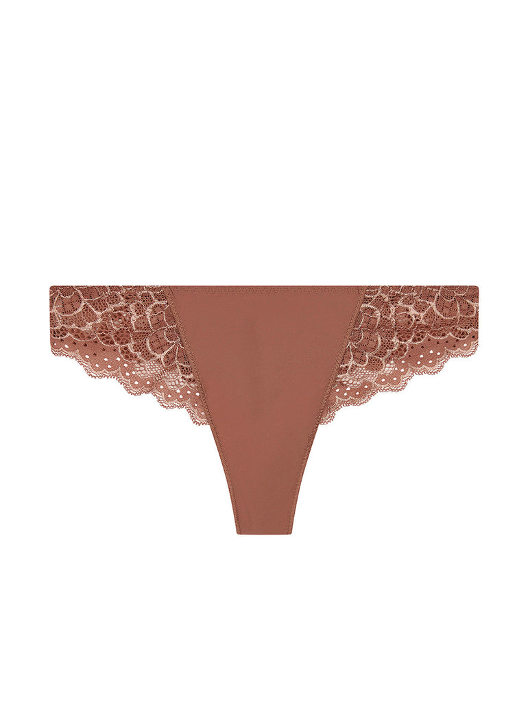 Caresse Tanga - Coco Brown