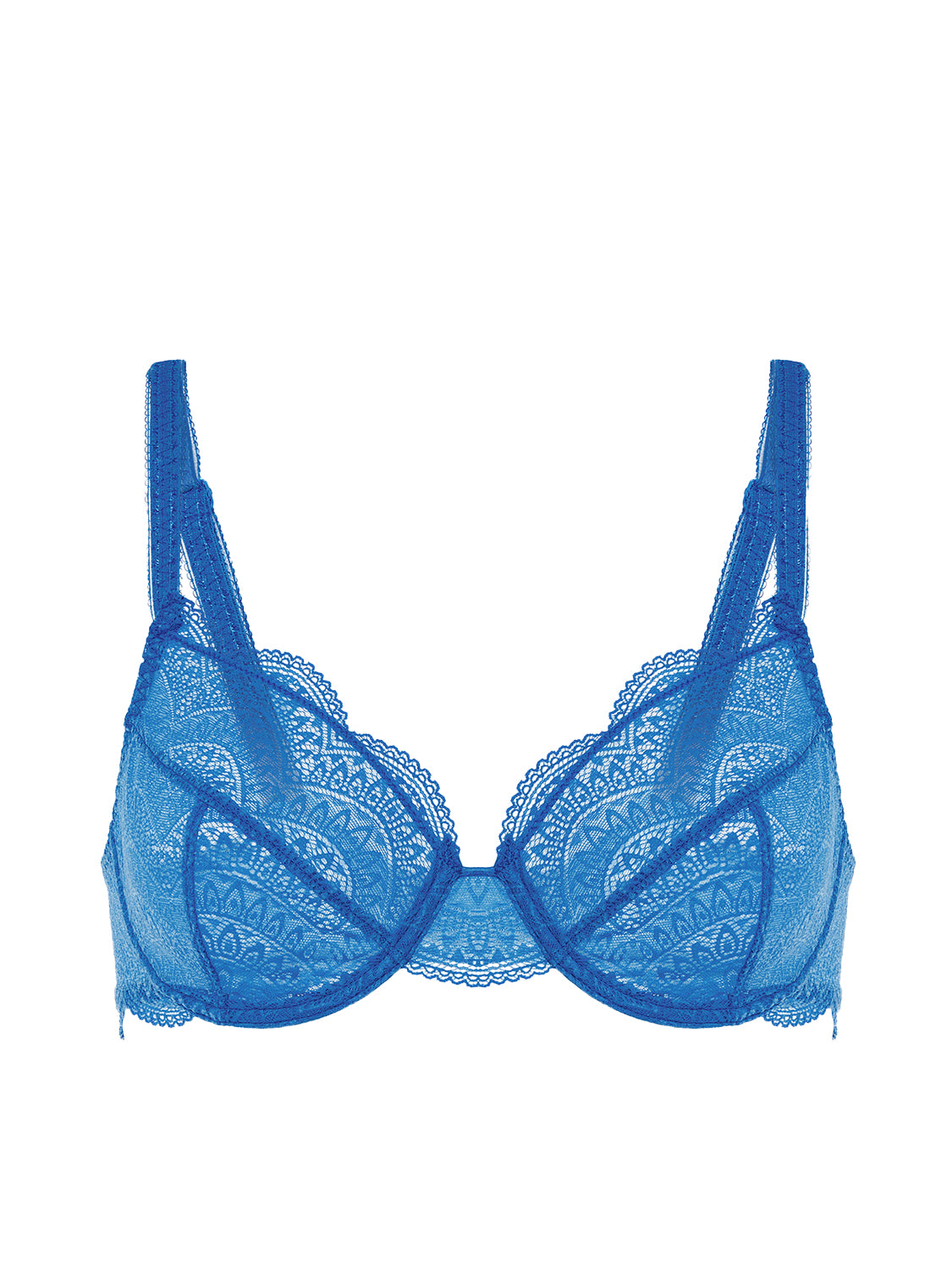 Moulded underwired bra - Myosotis Blue