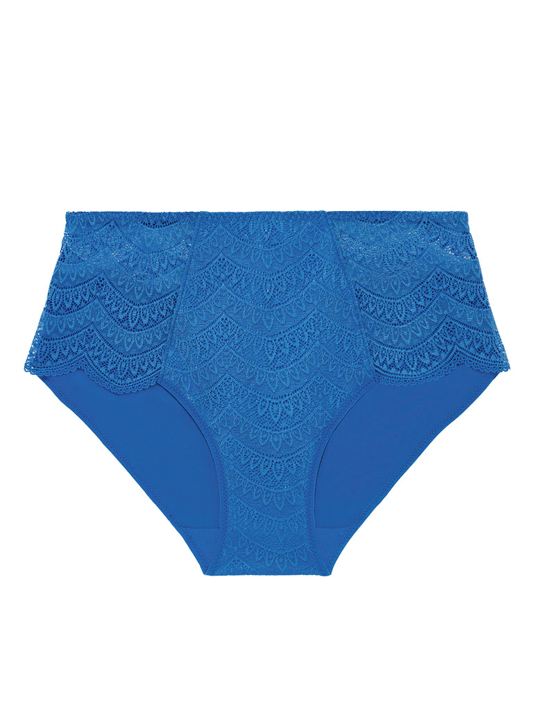 High-waist brief - Myosotis Blue