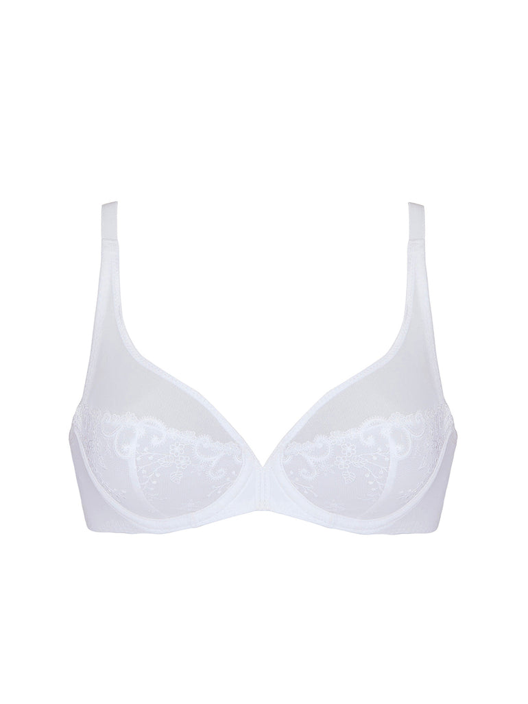Delice Full Coverage Plunge - White
