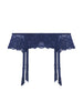 Reve Suspender Belt - Cosmic Blue