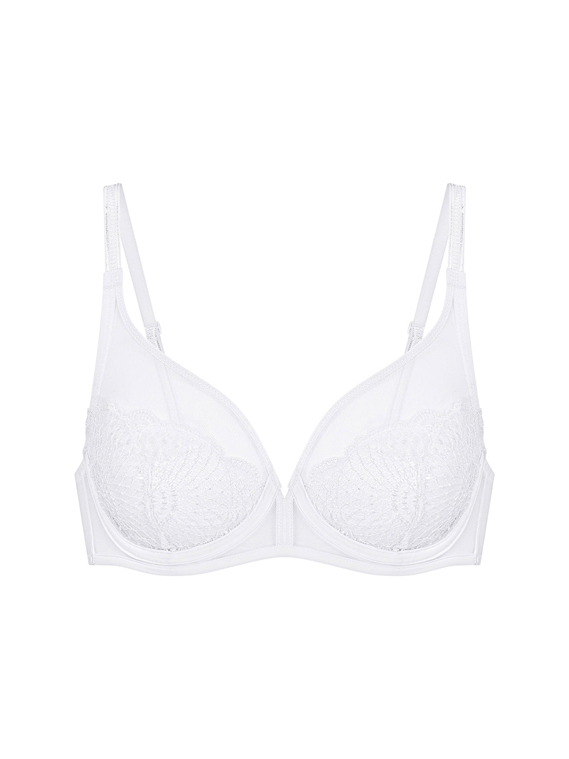 Reflet Full Coverage Plunge - White