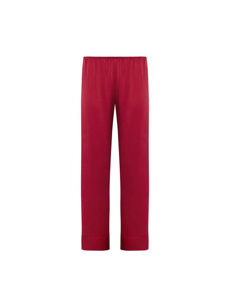 Dream Silk Pant - Tango Red
