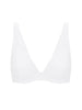 Eugenie Full Coverage Plunge - White