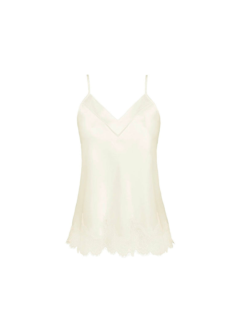 Nocturne Silk Top - Ivory