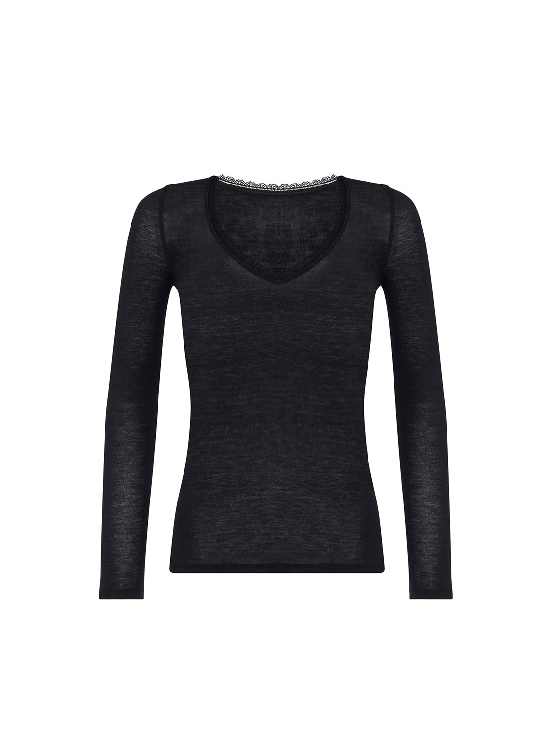Long Sleeve Top - Black