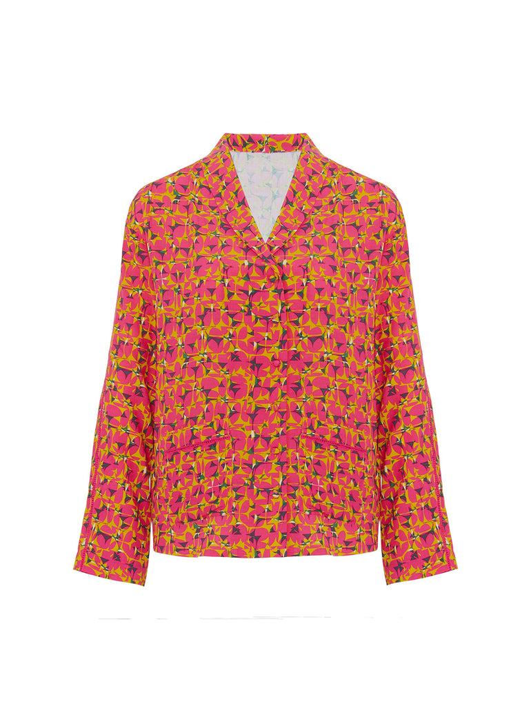 Songe Long Sleeve Top - Groovy Print