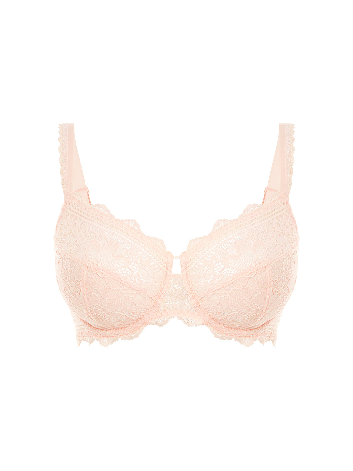 Full cup support bra - Petal Powder