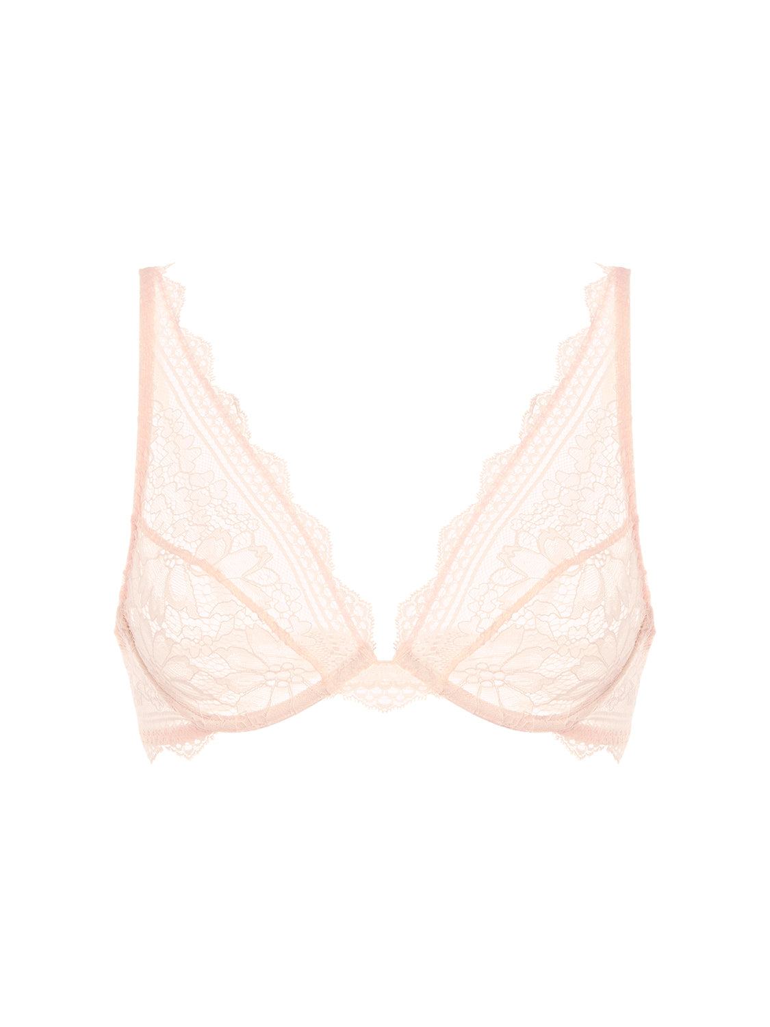 Triangle bra - Petal Powder