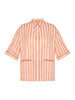 Caprice Short Sleeve Top  - Peach Nights