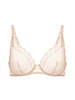Candide Underwire Plunge - Sakura Pink