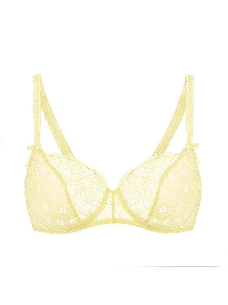Aimee Underwire Plunge - Yuzu Yellow