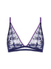 Adele Triangle Bralette - Midnight