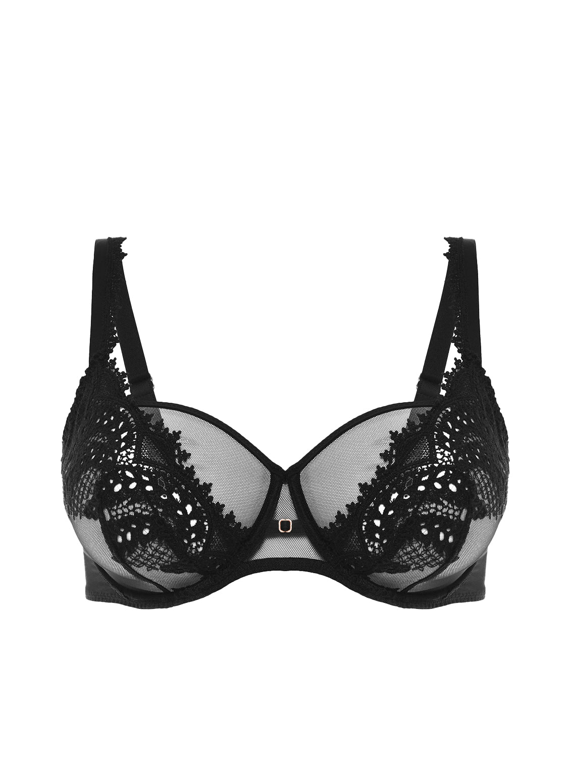 Full cup support bra - Black