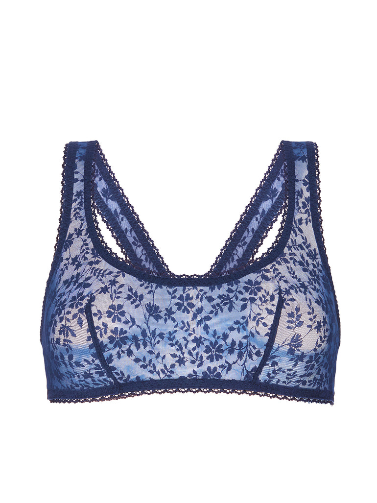 Soft cup triangle bra - Midnight