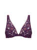 Underwired triangle bra - Euphoria Purple