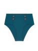 High-waist bikini brief - Mystery blue