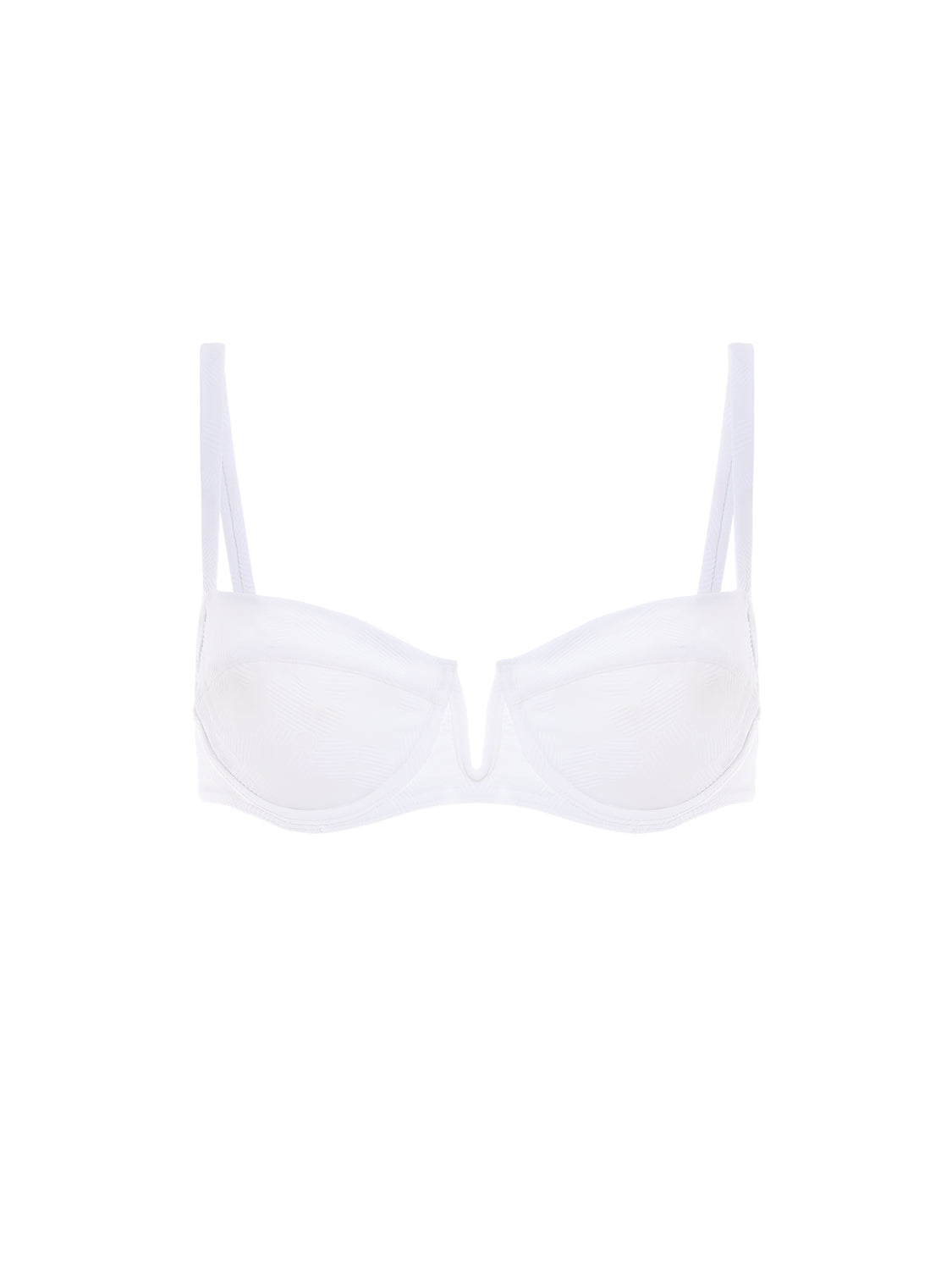 Half cup bra - White