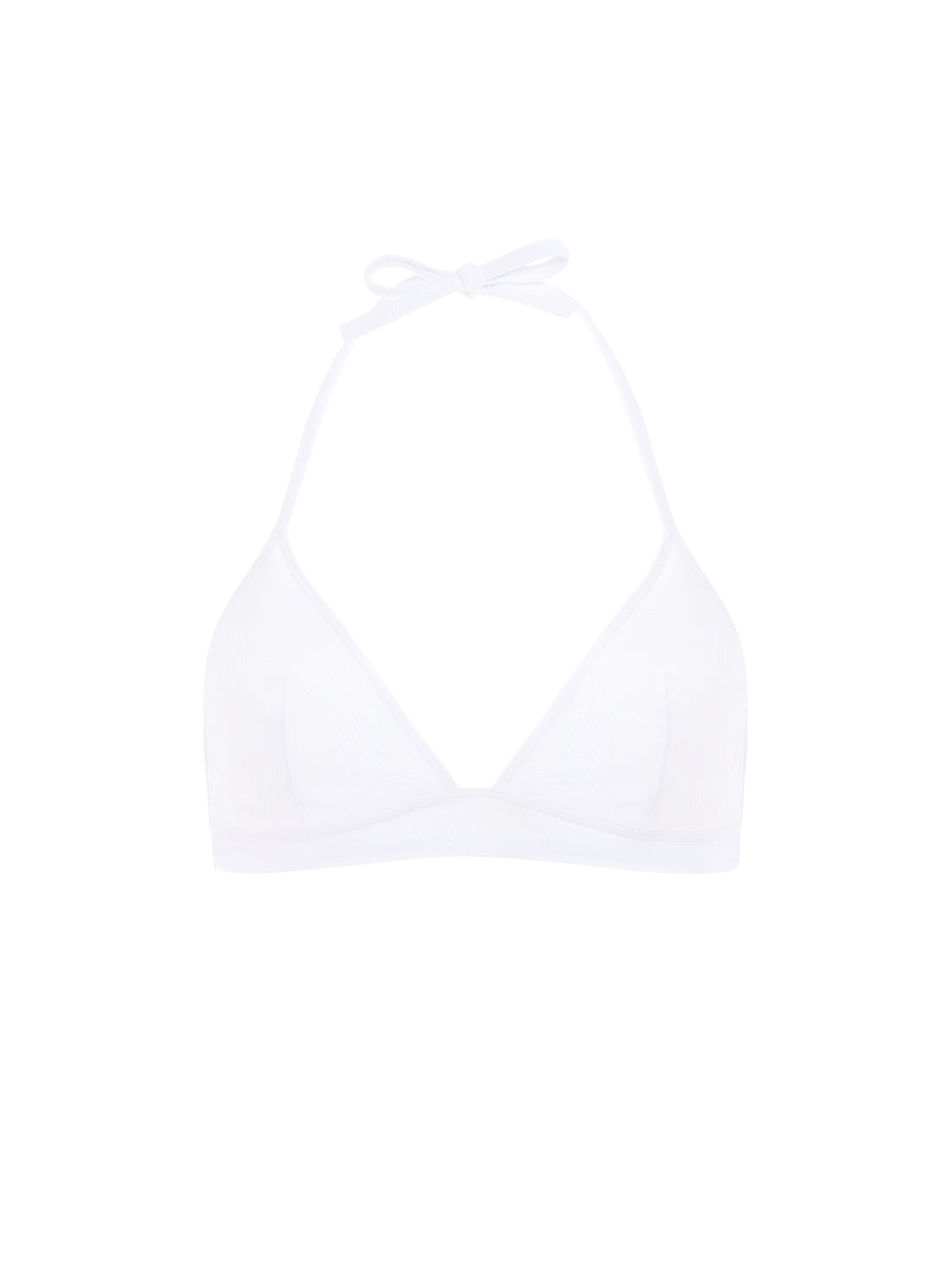 Wireless bikini triangle - White
