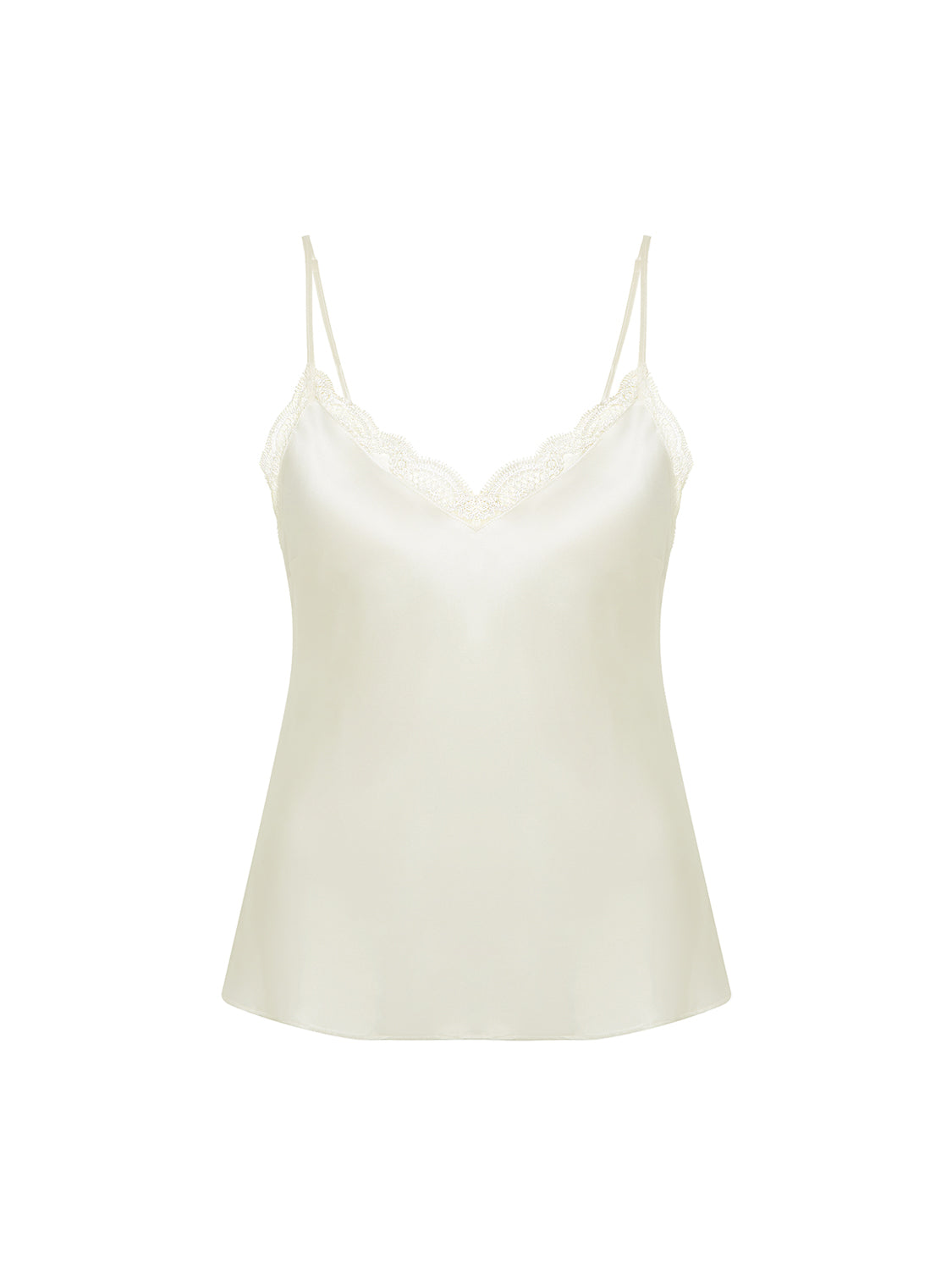 Top with embroidery - Natural