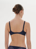 Structured wireless bra - Ink Blue