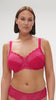 Full cup support bra - Teaberry Pink