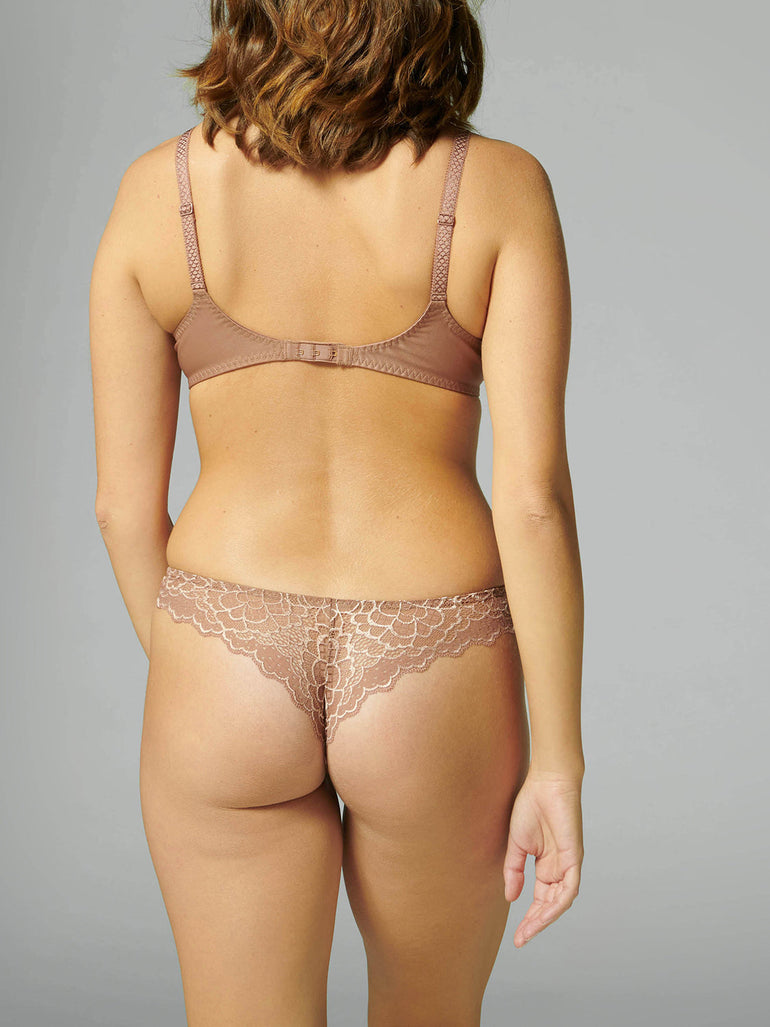 Caresse Tanga - Coco Brown