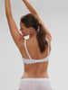 Plunging underwired bra - Cristal White