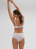 Plunging underwired bra - Cristal White