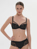 Full cup plunge bra - Black