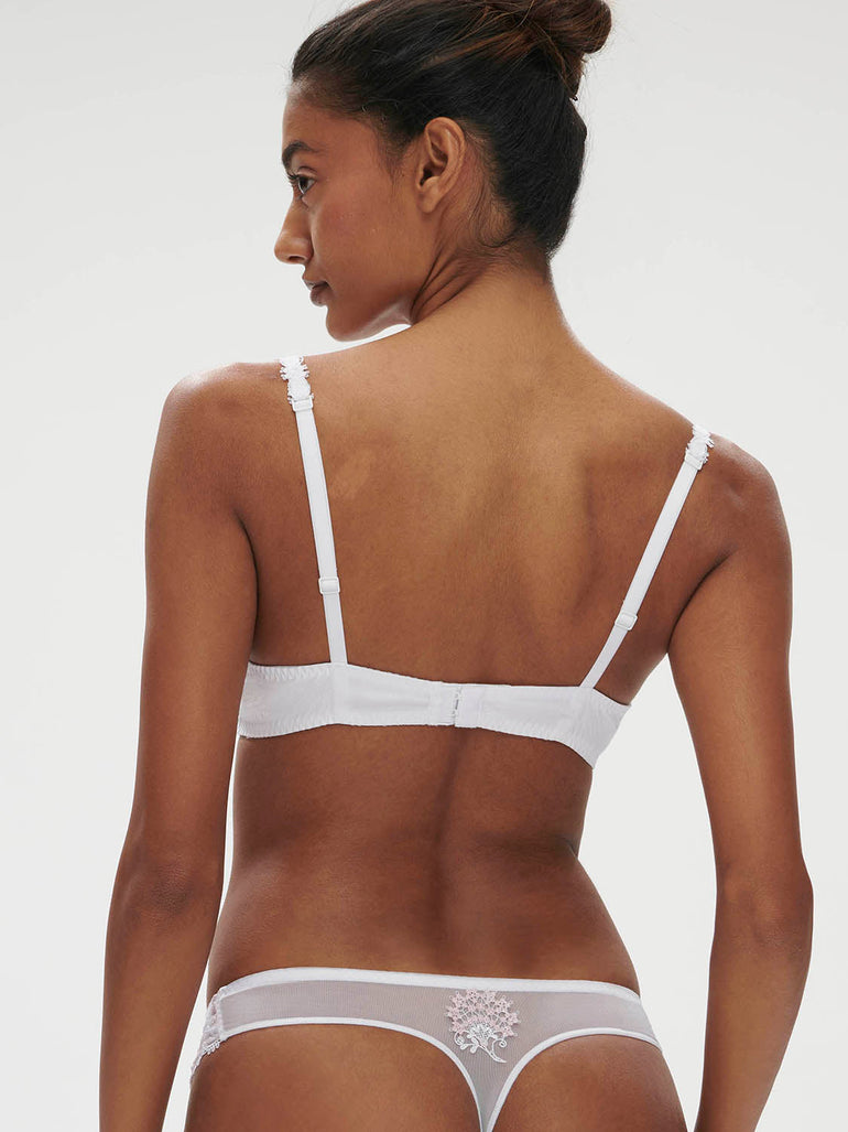 Half cup bra - Cristal White