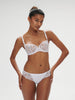 Half cup bra - Cristal White