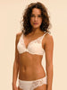 Triangle push-up bra - Natural