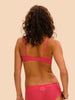 Plunging push-up bra - Fabulous Pink