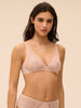 Structured wireless bra - Pinky Sand