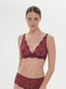 Soft cup triangle bra - Spinel Red
