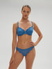 Moulded underwired bra - Myosotis Blue