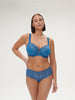 Full cup support bra - Myosotis Blue