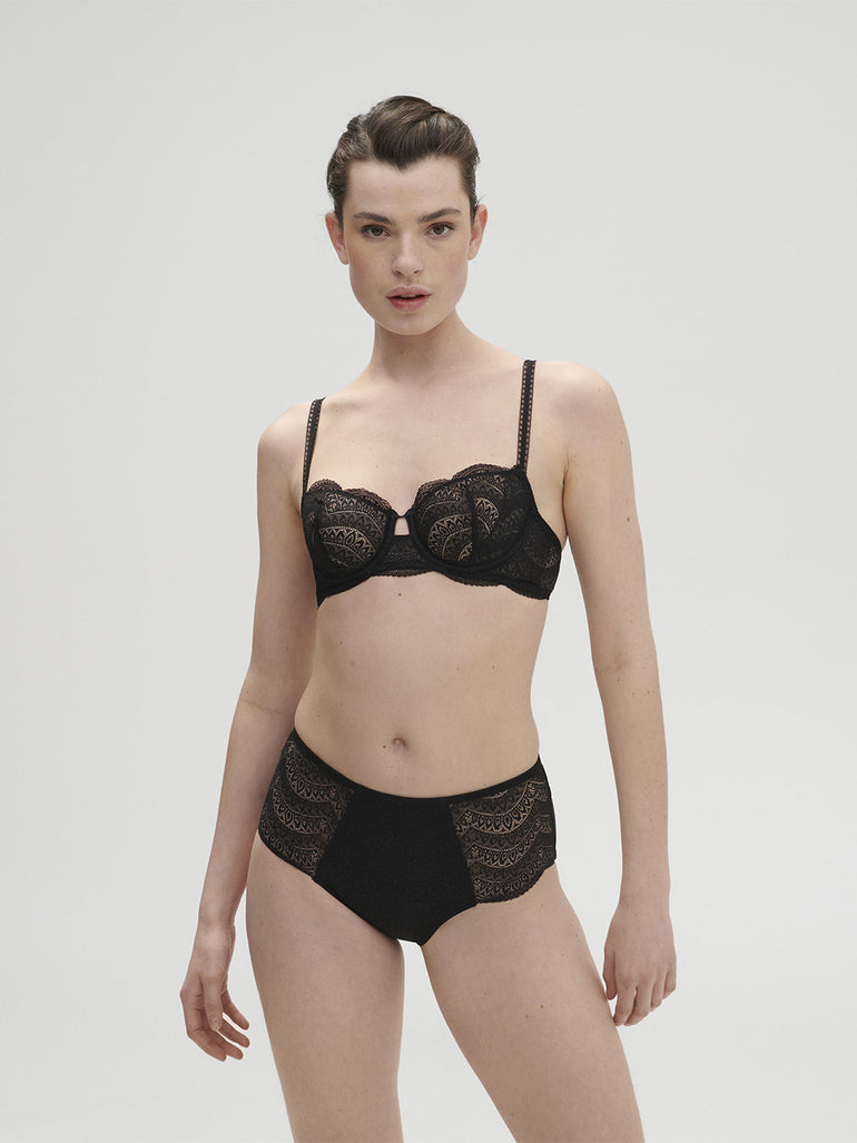 Karma Sheer Demi - Black