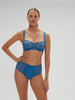 Half cup bra - Myosotis Blue