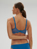 Squared neckline spacer bra - Myosotis Blue