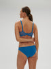 Squared neckline spacer bra - Myosotis Blue