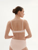 Non padded strapless bra, spacer 3D - Blush
