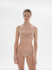 Full cup plunge bra - Nude