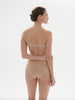 Full cup plunge bra - Nude