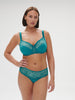 Full cup support bra - Atoll Blue