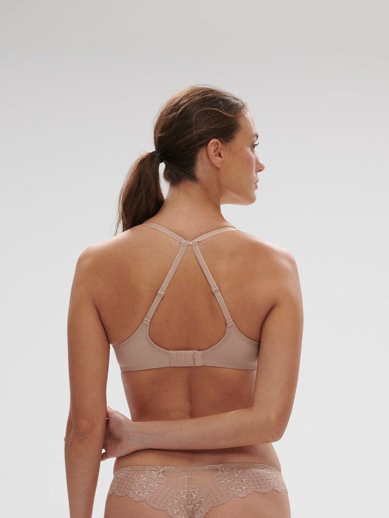 Spacer plunge bra - Nude