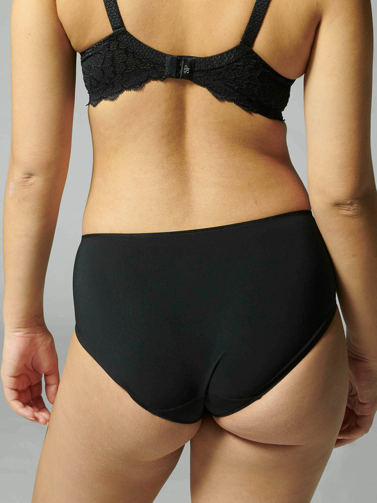 Caresse Retro Brief - Black