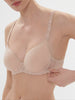 3D plunge bra - Peau rosée